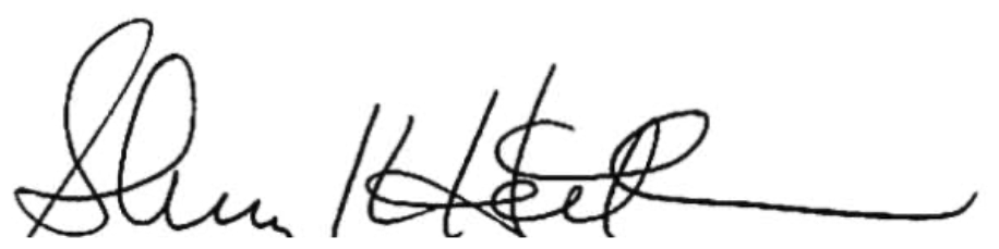 Signature of Honorable Sherry Klein Heitler
